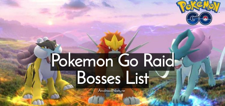Updated Sept 27pokemon Go Raid Bosses List September 2019
